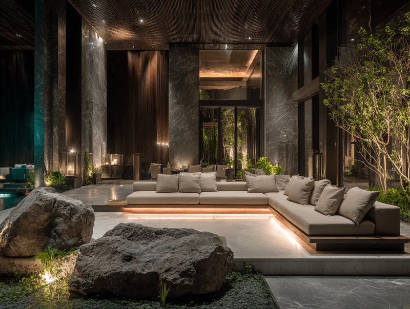 Lightweight alternative to concrete artificial rock – design Artificial Landscape Rock (visualization)