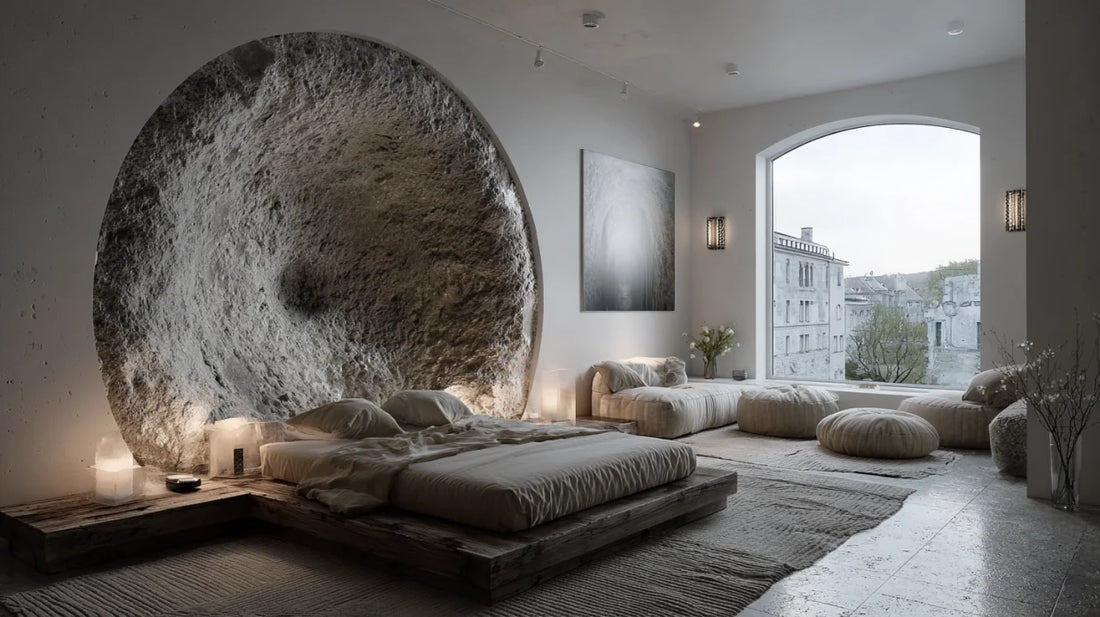 Kids room wall idea with a cave look – design Lunar Cave Bedroom Wall (visualization)
