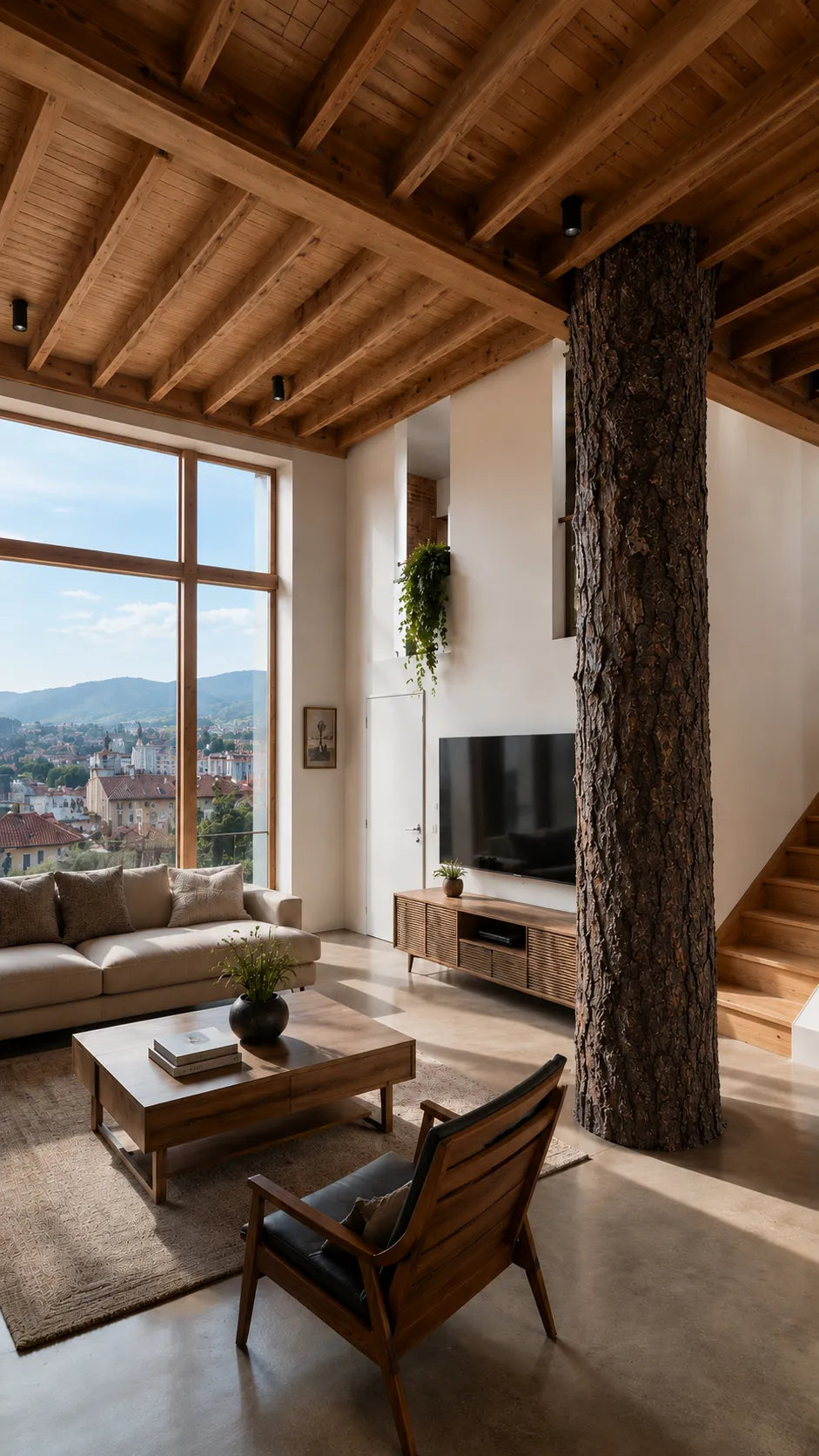 Tree Trunk Column Cladding