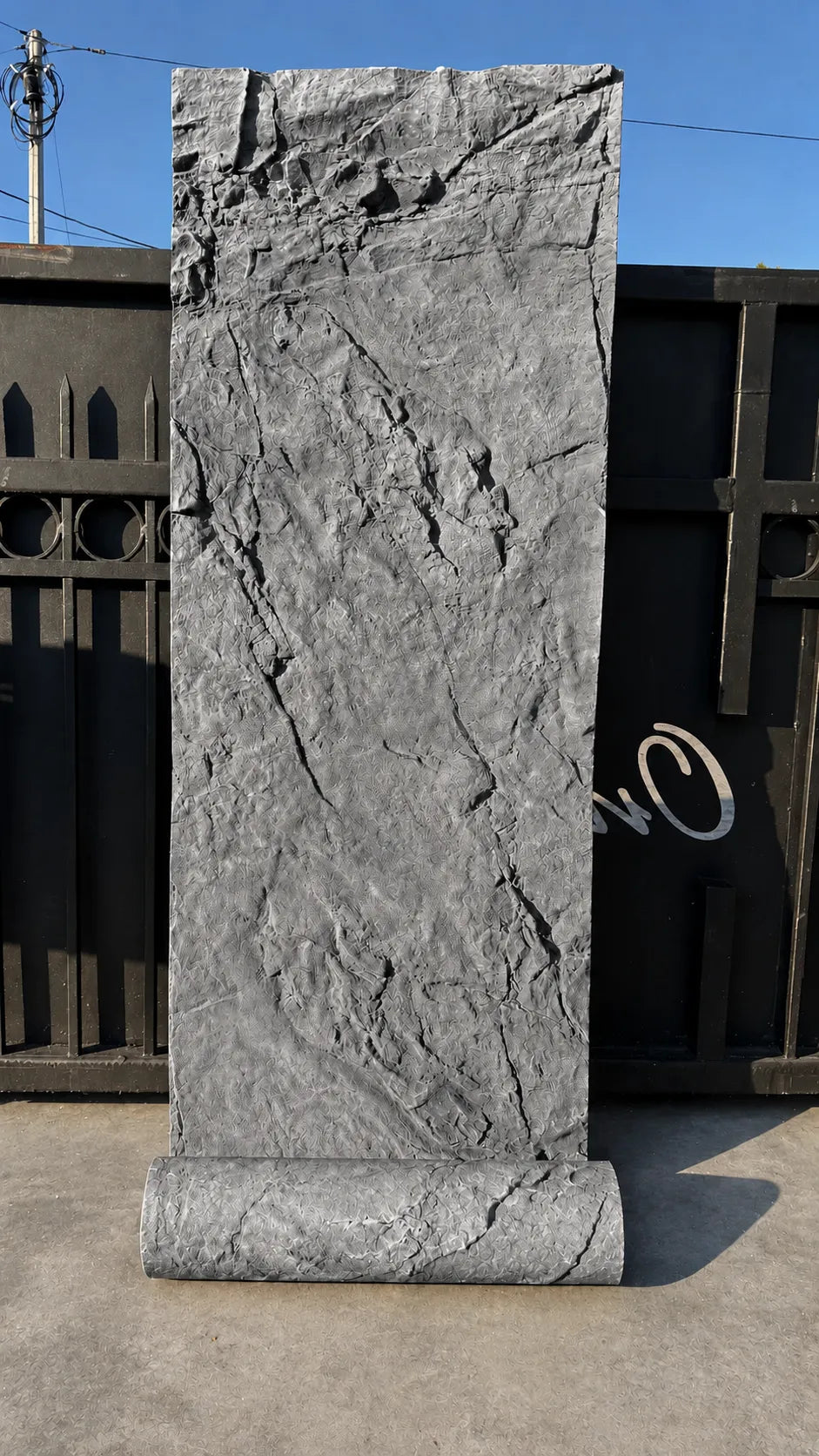 Flexible Grey Slate Wall Panel
