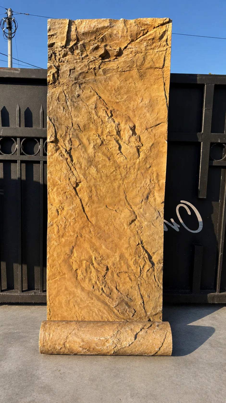 Flexible Yellow Sandstone Wall Panel