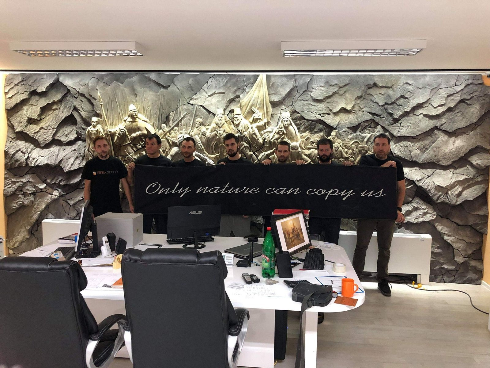 Proyecto de roca hecho a mano a medida de TerraDecor