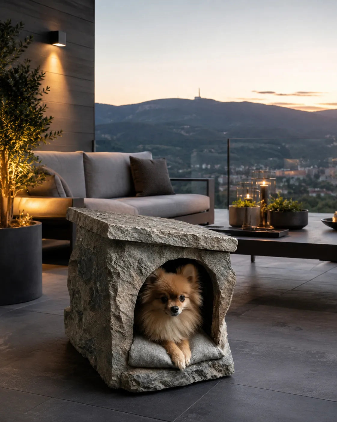 Modular Stone Dog House
