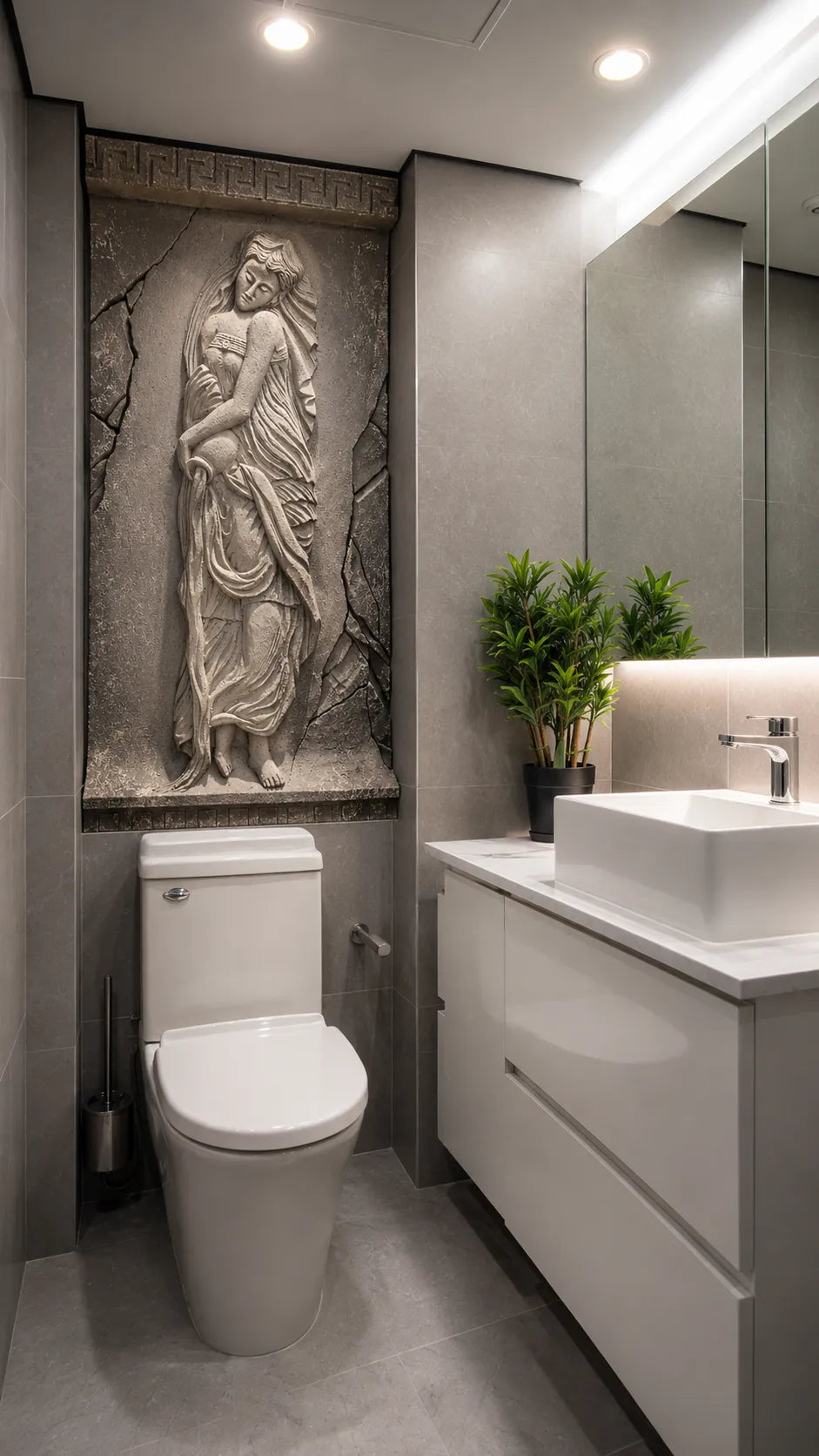 Large Classical Figure Stone Relief for Bathrooms