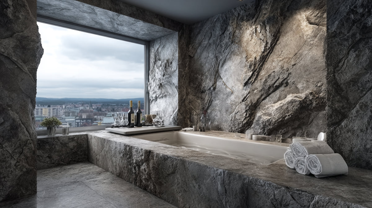 Salle de bain grotte de luxe