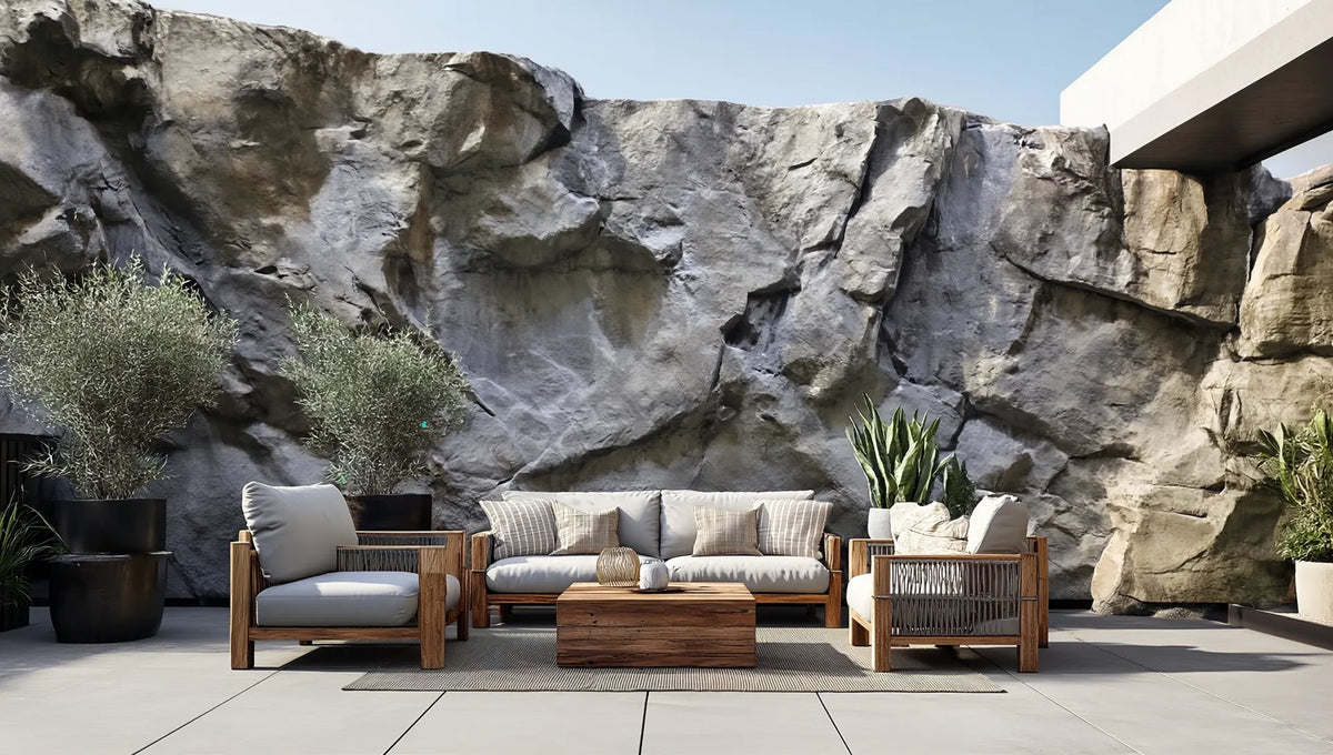 Ancient Rock Garden Wall