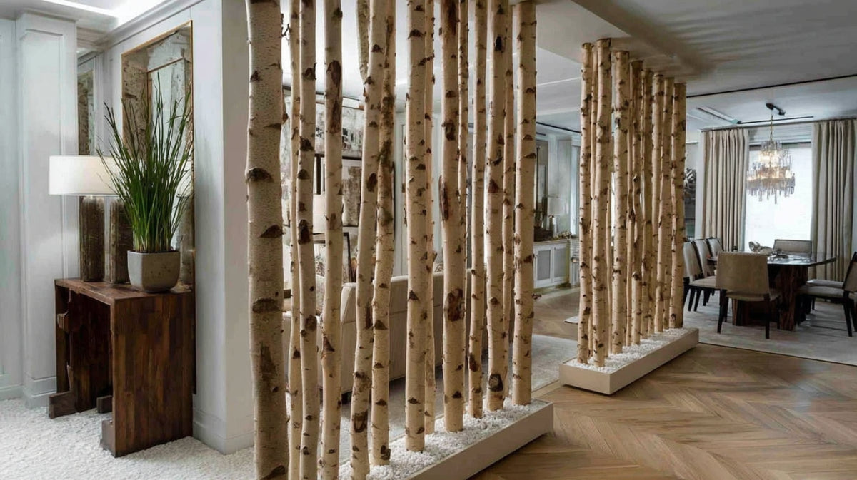 Birch Dining Room Partition