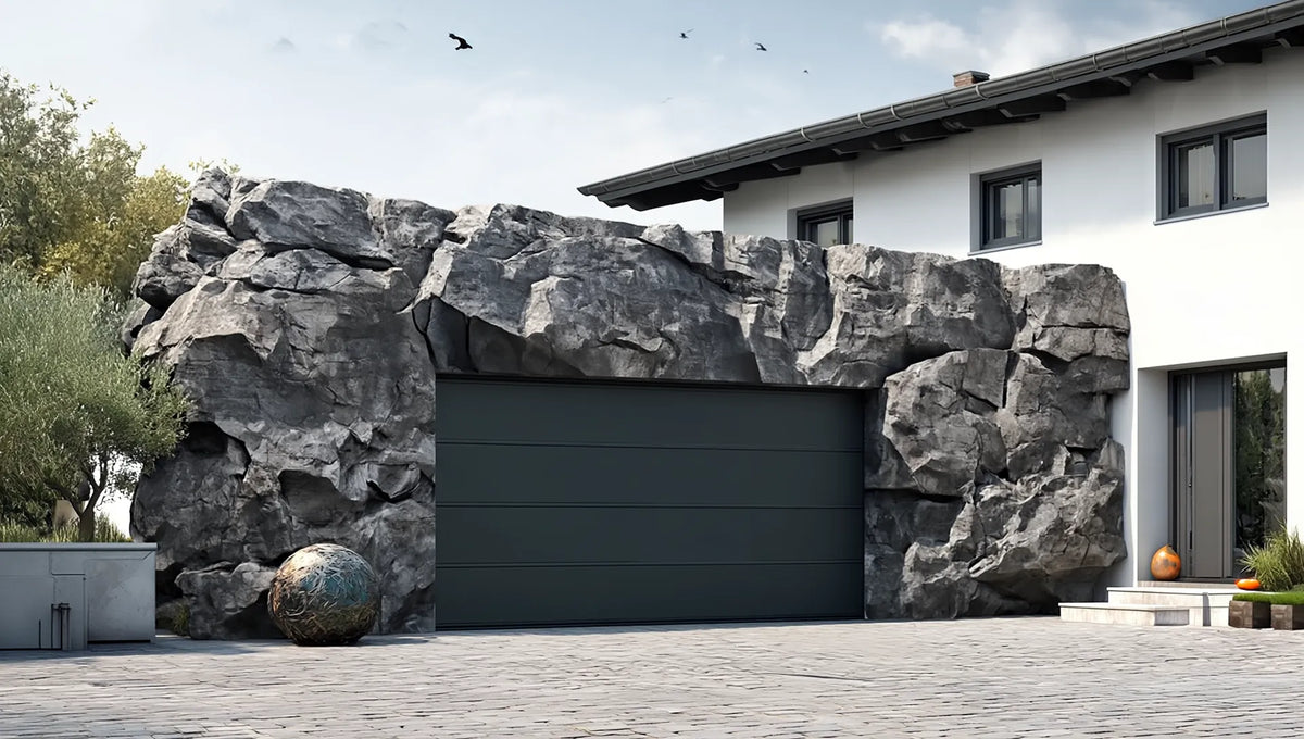 Black Rock Garage Cladding