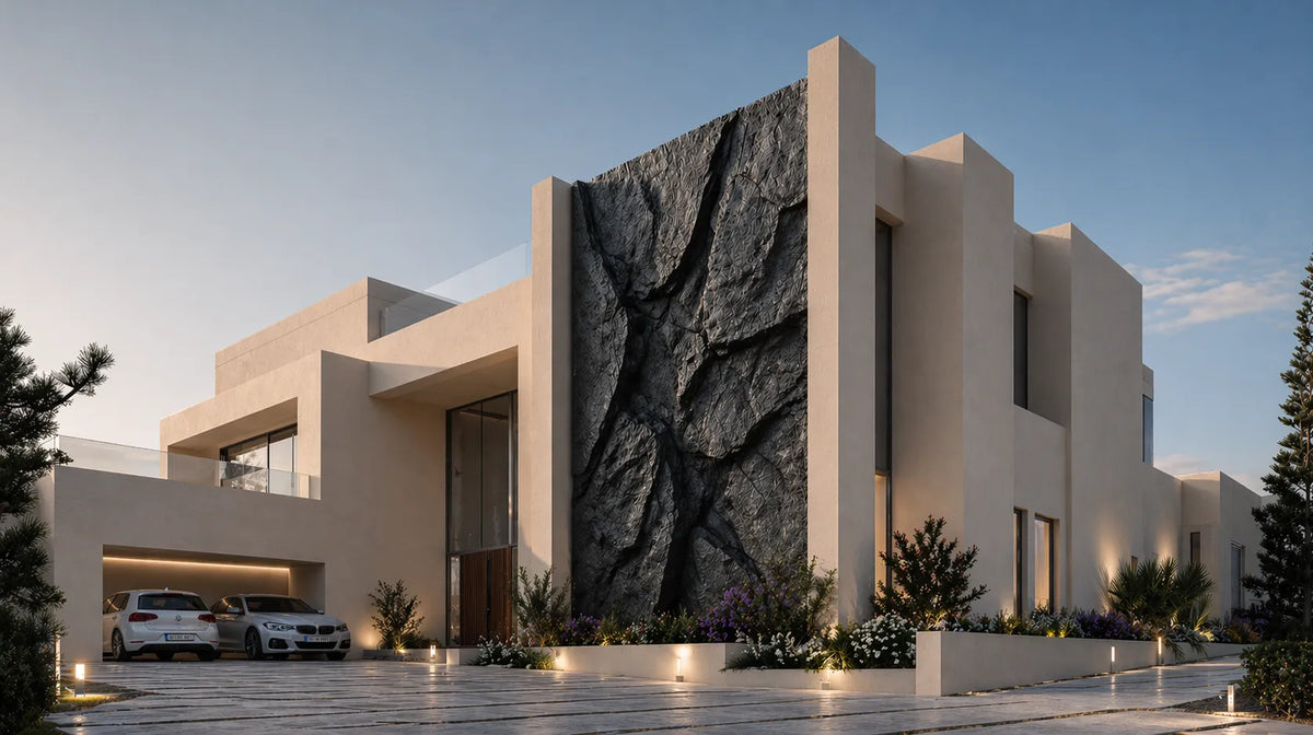 Black Slate Facade