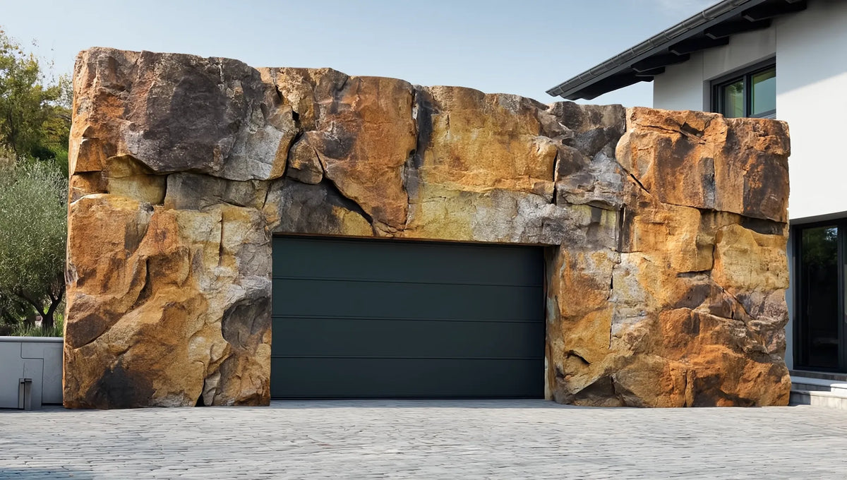 Rivestimento garage in roccia canyon