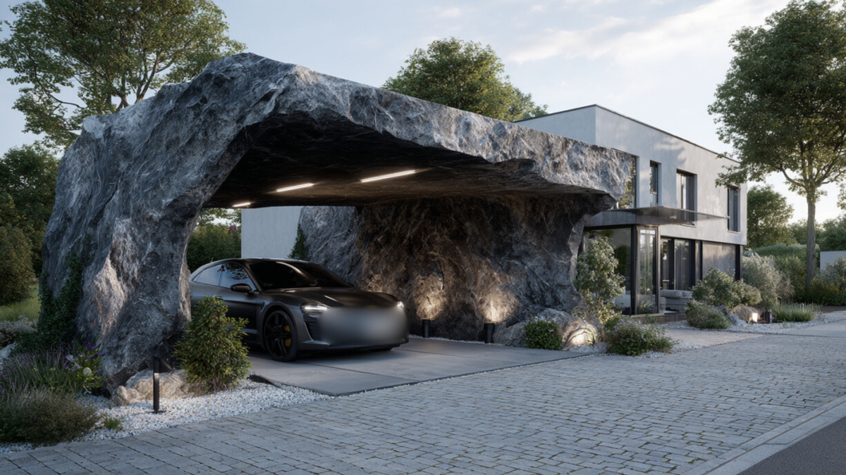 Cavern Style Carport