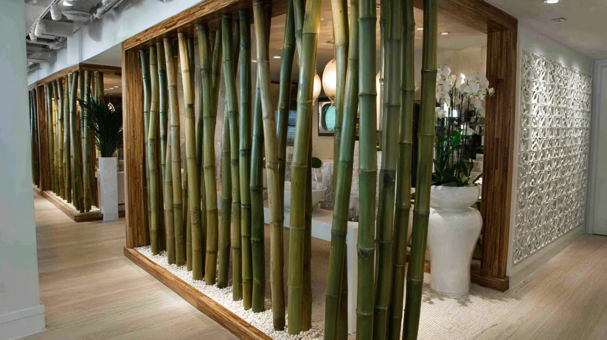 Divisorio spa in bambù leggero