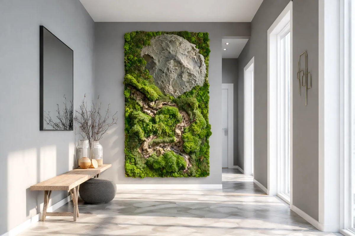 Moon Green Wall