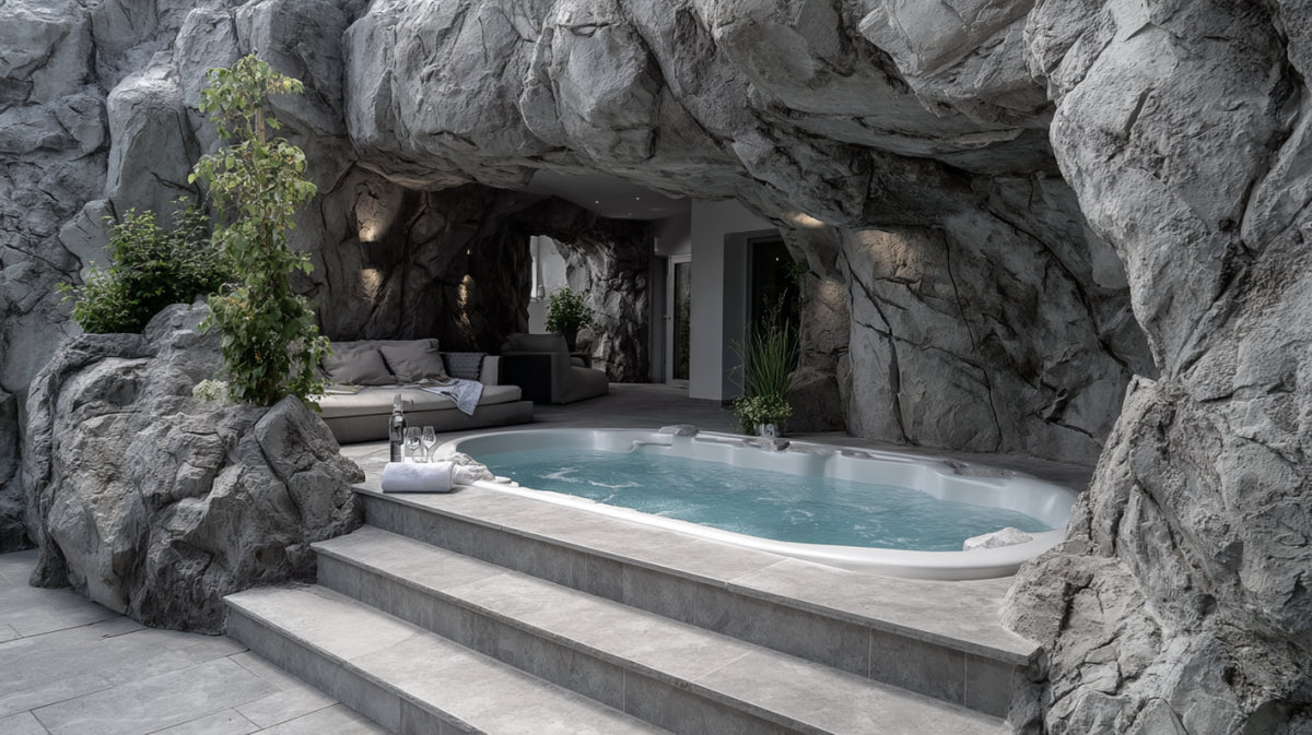 Outdoor Cave Spa