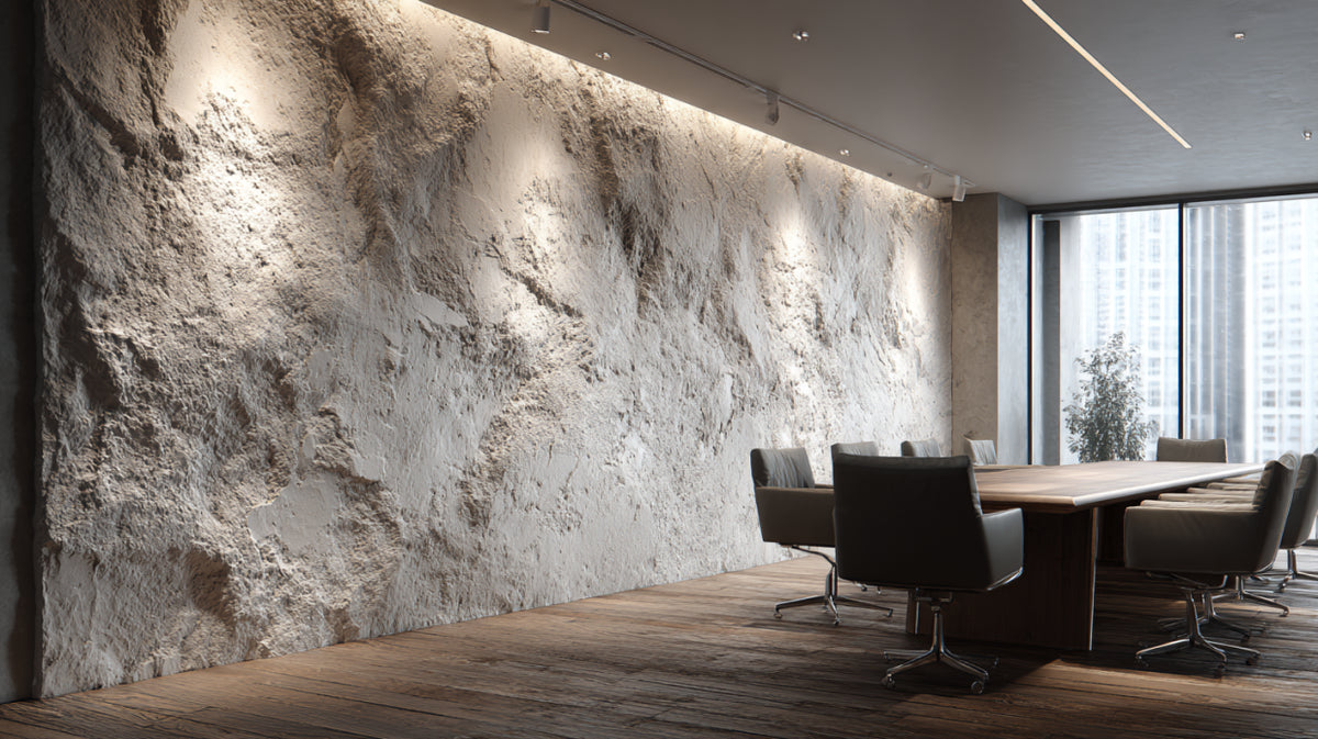 Mur sculptural de bureau