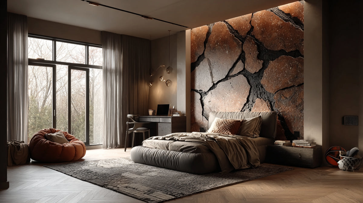Mur de chambre Rock Spalding