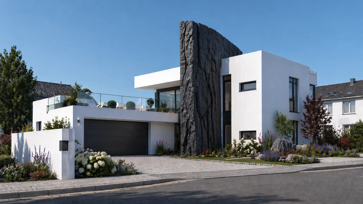 Façade montagne volcanique