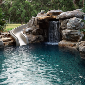 Ancient Pool Rock Waterfall