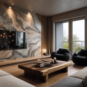 Artistic Wood Tv Wall