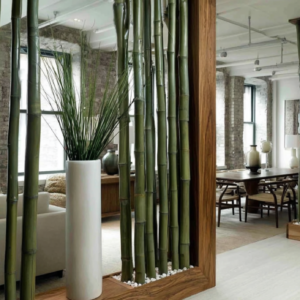 Bamboo Segment Dining Room Partition