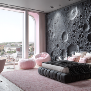 Black Moon Bedroom Wall