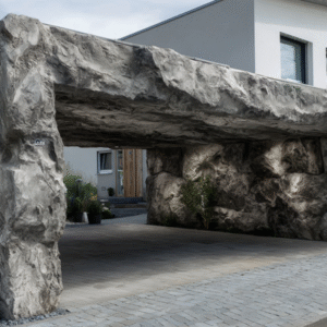 Cave Style Carport