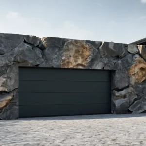 Dark Canyon Rock Garage Cladding