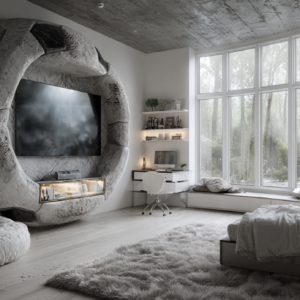 Football Rock Tv Wall