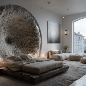 Lunar Cave Bedroom Wall
