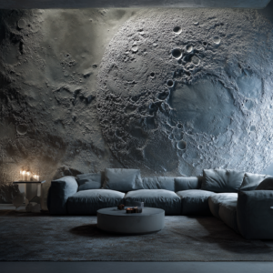 Moon Rock Relief Wall