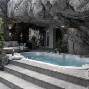 Outdoor Cave Spa