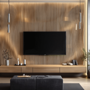 Parametric Wave Tv Wall