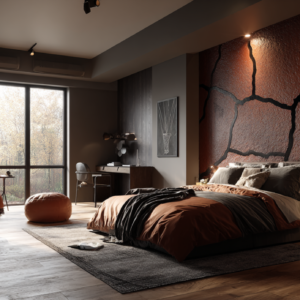 Rocky Basketball Bedroom Wall