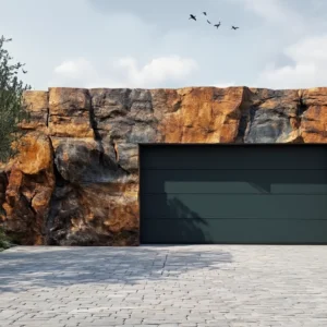 Sunset Canyon Rock Garage Cladding