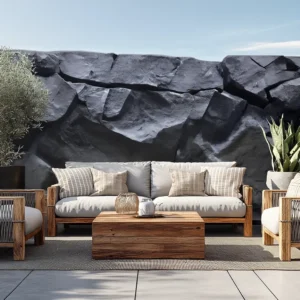 Baštenski zid od vulkanskog kamena