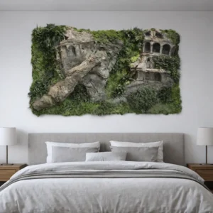 Colosseum Ruins Green Wall