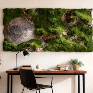 Jungle Moon Green Wall