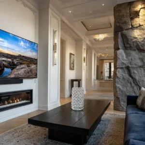 Massive Stone Column Cladding