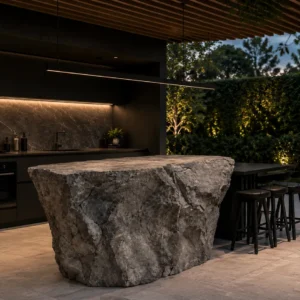 Massive Rock Table